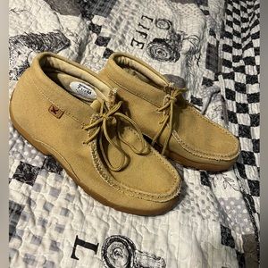 Twisted X lace up shoes